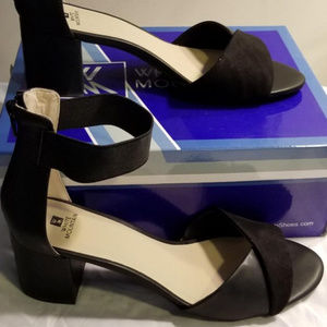 White Mountain Evie Criss Crossed Ankle Sandal